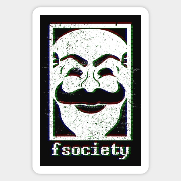 F-Society Sticker by BrayInk